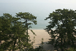 大浜海岸を眺める